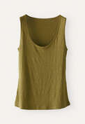 Simple vest, Olive green, webstill
