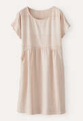 Striped dress, Blush cream, webstill