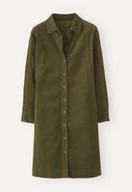 Button-through dress, Dark fern, webstill