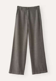Straight-leg trousers, Soft charcoal, webstill