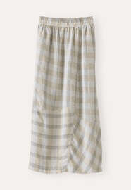 Checked skirt, Pale khaki, webstill
