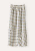Checked skirt, Pale khaki, webstill