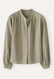 Striped shirt, Olive taupe, webstill