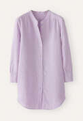 Long curved-hem shirt, Pink lilac, webstill