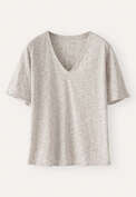 Striped T-shirt, Cream, webstill