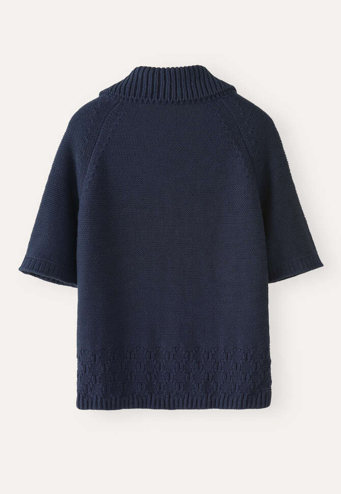 Shawl-collar cardigan, Petrol ink, completeTheLook