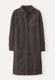 Button-through dress, Smoke brown, webstill