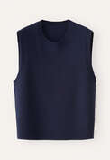 Sleeveless sweater, Navy, webstill