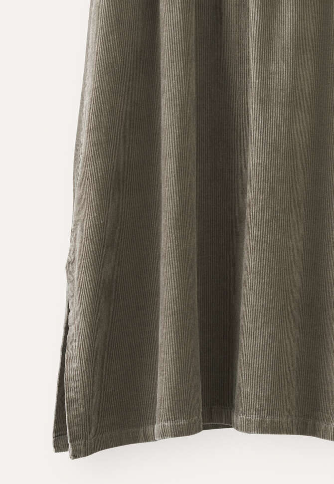 A-line cord skirt, Sage grey, completeTheLook