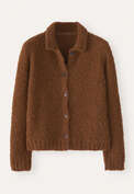 Collared cardigan, Cinnamon, webstill