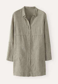 Longline shirt, Soft khaki, webstill