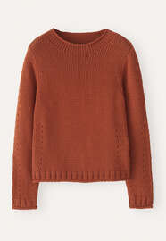 High-neck sweater, Copper, webstill