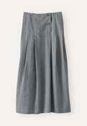 Pleated skirt, Khaki denim, webstill