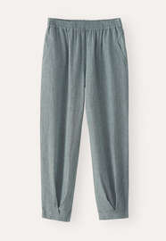 Crinkle tapered trousers, Aqua grey, webstill