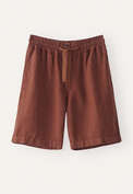 Tie-waist shorts, Rust brown, webstill