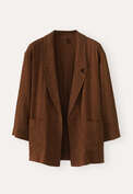 Edge-to-edge jacket, Rust, webstill