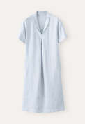 Shawl-collar dress, Cloud blue, webstill