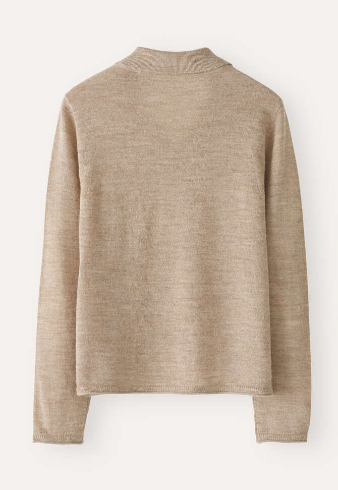 Collared sweater, Warm natural, completeTheLook