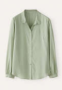 Rounded collar blouse, Soft jade, webstill