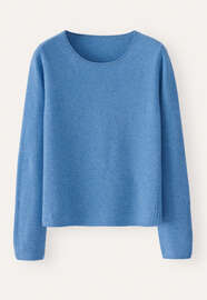 Crew-neck sweater, Soft marine, webstill