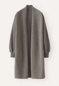 Garter-stitch cardigan, Dark haze, webstill