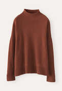 Funnel-neck sweater, Cinnamon, webstill