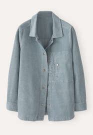 Cord overshirt, Duck-egg blue, webstill