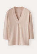 V-neck top, Dusty pink, webstill