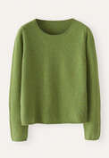 Crew-neck sweater, Apple green, webstill