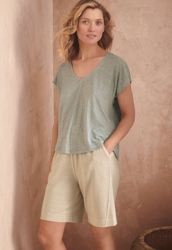 Jersey shorts, Birch, completeTheLook