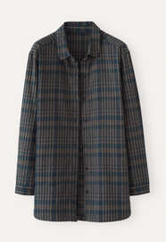 Checked overshirt, Ink tan, webstill