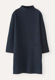 Patch-pocket dress, Ink blue, webstill
