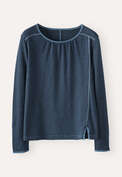 Striped top, Indigo, webstill