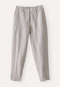 Curved-seam trousers, Grey ecru, webstill