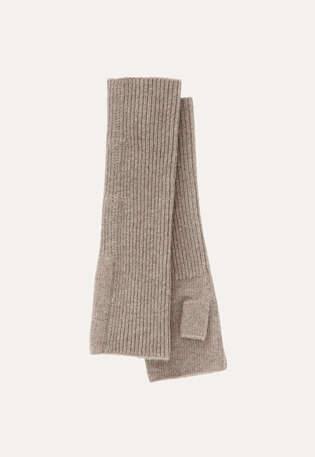 Fingerless gloves, Fawn grey, webstill