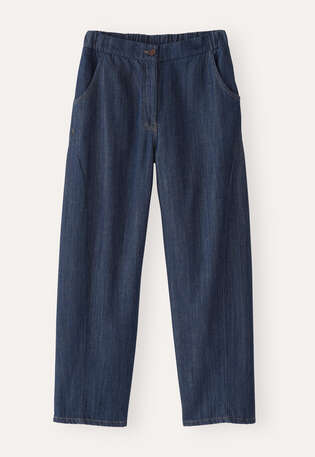 Indigo-dyed jeans, Dark rinse wash, webstill