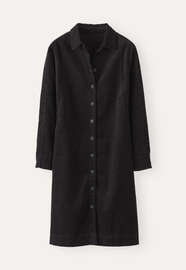 Button-through dress, Dark grey, webstill