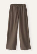 wide-leg trousers, Mink brown, webstill