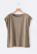 Panelled top, Soft taupe, webstill