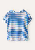 Striped jersey top, Cornflower white, webstill