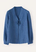 Kimono-style shirt, Indigo, webstill