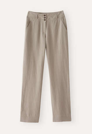 Straight-leg trousers, Soft birch, webstill