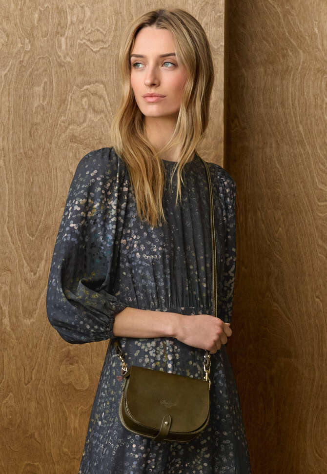 Small satchel bag, Olive, completeTheLook
