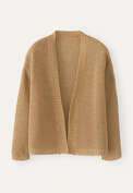 Edge-to-edge cardigan, Ochre, webstill