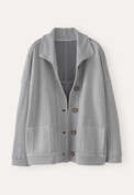 Jersey jacket, Steel grey, webstill