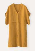 Short-sleeve tunic, Honey gold, webstill