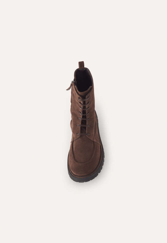 Lace-up boots, Chocolate, completeTheLook