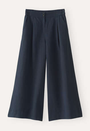 Wide & cropped trousers, Midnight, webstill