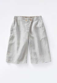 Knee-length culottes, Ice grey, webstill
