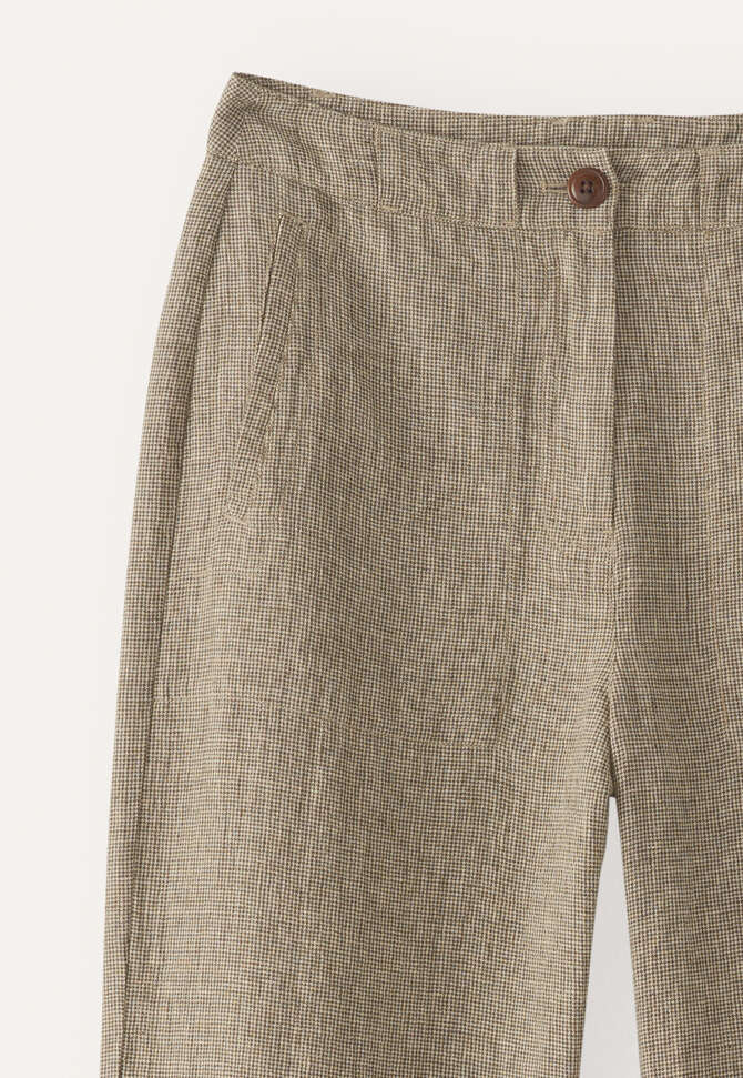 Straight-leg trousers, Natural fern, completeTheLook